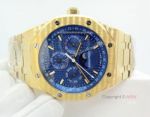 Audemars Piguet Royal Oak Perpetual Calendar Replica Watch Blue Dial Yellow Gold